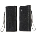 For iPhone XR Dream Catcher Printing Horizontal Flip Leather Case with Holder & Card Slots & Wallet & Lanyard(Black)