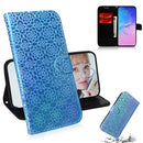 For Galaxy S10 Lite / A91 Solid Color Colorful Magnetic Buckle Horizontal Flip PU Leather Case with Holder & Card Slots & Wallet & Lanyard(Blue)