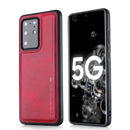 For Galaxy S20 Ultra Diaobaolee Shockproof PU + TPU Protective Case(Red)