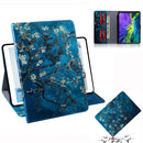 For iPad Pro 11 inch (2020) Formula Pattern Horizontal Flip Leather Tablet Case with Holder & Card Slot & Wallet(apricot blossom)
