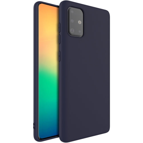 For Galaxy A71 4G International Version IMAK UC-1 Series Shockproof Frosted TPU Protective Case(Blue)