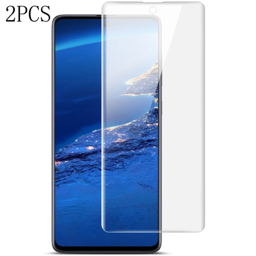 2 PCS IMAK Curved Full Screen Hydrogel Film Front Protector for Galaxy Note 10 Lite / A81
