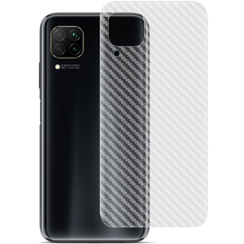 For Huawei P40 Lite / Nova 6 SE IMAK Carbon Fiber Pattern PVC Back Protective Film