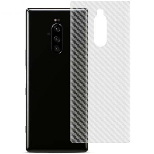 For Sony Xperia 1 IMAK Carbon Fiber Pattern PVC Back Protective Film