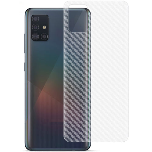 For Galaxy A51 IMAK Carbon Fiber Pattern PVC Back Protective Film
