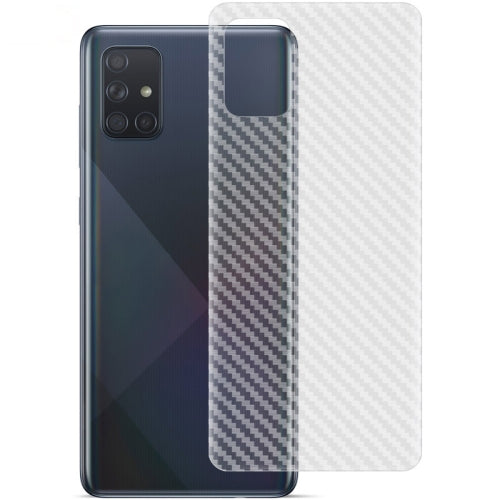 For Galaxy A71 IMAK Carbon Fiber Pattern PVC Back Protective Film