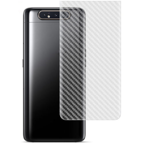 For Galaxy A80 IMAK Carbon Fiber Pattern PVC Back Protective Film