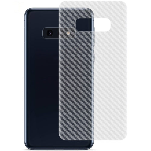 For Galaxy S10e IMAK Carbon Fiber Pattern PVC Back Protective Film
