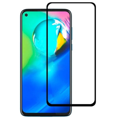 For Motorola Moto G8 Power Full Glue Full Cover Screen Protector Tempered Glass Film