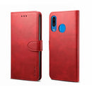 For Galaxy A20e GUSSIM Business Style Horizontal Flip Leather Case with Holder & Card Slots & Wallet(Red)