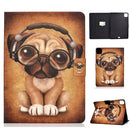 For iPad Pro 11 2020 Voltage TPU Left and Right Open Flat Leather Tablet Case with Sleep Function & Card Buckle Anti-skid Strip(Shar Pei)