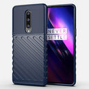 For OnePlus 8 Thunderbolt Shockproof TPU Soft Case(Dark Blue)