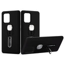 For Galaxy A91 / S10 Lite King Thunder God Silicone Mobile Phone Case with Ring Stand(Black)