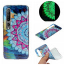 For Xiaomi Mi 10 Luminous TPU Mobile Phone Protective Case(Half-flower)