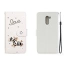 For Xiaomi Pocophone F1 Horizontal Flip Solid Color Rhinestones Leather Case with Card Slot & Wallet & Holder(Trojan)