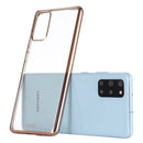 For Galaxy S20+ GEBEI Plating TPU Shockproof Protective Case(Gold)