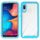 For Galaxy A20e Shockproof Starry Sky PC + TPU Protective Case(Sky Blue)