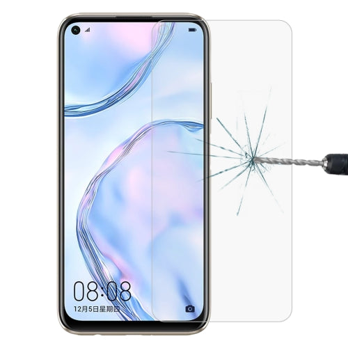 For Huawei Nova 6 se 0.26mm 9H Surface Hardness 2.5D Explosion-proof Tempered Glass Non-full Screen Film