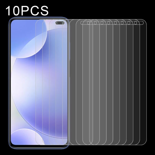 10 PCS 0.26mm 9H Surface Hardness 2.5D Explosion-proof Tempered Glass Non-full Screen Film For Xiaomi Redmi K30