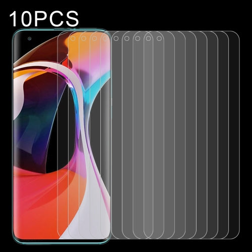 10 PCS 0.26mm 9H Surface Hardness 2.5D Explosion-proof Tempered Glass Non-full Screen Film For Xiaomi MI 10 Pro