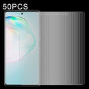 50 PCS 0.26mm 9H Surface Hardness 2.5D Explosion-proof Tempered Glass Non-full Screen Film For Galaxy A91