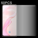 50 PCS 0.26mm 9H Surface Hardness 2.5D Explosion-proof Tempered Glass Non-full Screen Film For Vivo X30