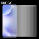50 PCS 0.26mm 9H Surface Hardness 2.5D Explosion-proof Tempered Glass Half Screen Film For Xiaomi Redmi K30