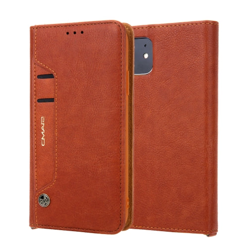 For iPhone 11 Pro Max CMai2 Kaka Series Litchi Texture Horizontal Flip Leather Case with Holder & Card Slots(Brown)