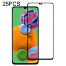 25 PCS 9H Surface Hardness 2.5D Full Glue Full Screen Tempered Glass Film For Galaxy A81