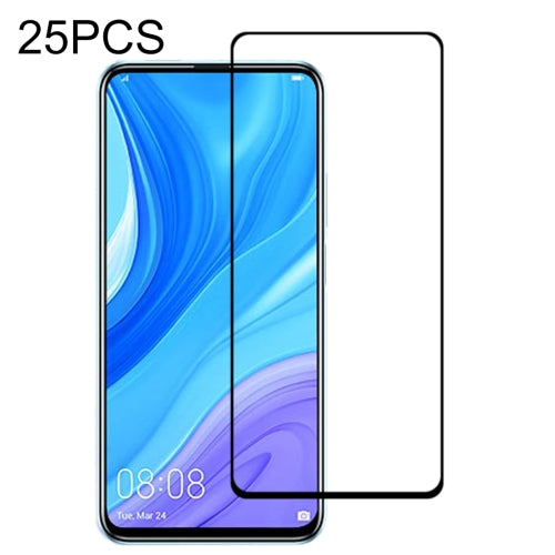 25 PCS 9H Surface Hardness 2.5D Full Glue Full Screen Tempered Glass Film For Huawei P Smart Pro 2019