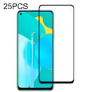 25 PCS 9H Surface Hardness 2.5D Full Glue Full Screen Tempered Glass Film For Huawei Honor 30s