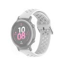For Huawei Watch GT2 42MM 20mm Clasp Solid Color Sport Wrist Strap Watchband(White)