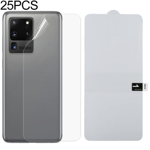 For Galaxy S20 Ultra 25 PCS Soft Hydrogel Film Full Cover Back Protector