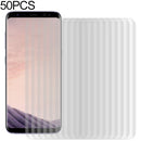 For Galaxy S8 50 PCS 3D Curved Full Cover Soft PET Film Screen Protector
