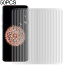 For Galaxy S9 50 PCS 3D Curved Full Cover Soft PET Film Screen Protector