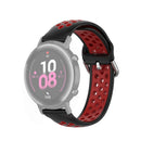 For Huawei Watch GT2 42MM 20mm Clasp Two Color Sport Wrist Strap Watchband(Red + Black)