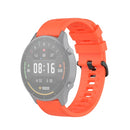 For Xiaomi Watch Color 22mm Quick Release Clasp Silicone Wrist Strap Watchband(Red Orange)