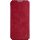 For Huawei P40 Lite NILLKIN QIN Series Crazy Horse Texture Horizontal Flip Leather Case With Card Slot(Red)