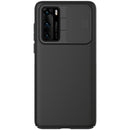 For Huawei P40 NILLKIN Black Mirror Series Camshield Full Coverage Dust-proof Scratch Resistant Mobile Phone Case(Black)