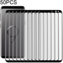 50 PCS 3D Curved Silk-screen PET Frosted Full Coverage Protective Film for Galaxy S9+(Black)