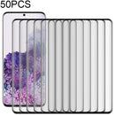 50 PCS 3D Curved Silk-screen PET Full Coverage Protective Film for Galaxy S20 Ultra(Black)