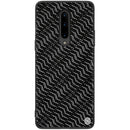 For OnePlus 8 NILLKIN Glorious Series TPU + PC 3D Geometric Texture Reflective Mobile Phone Protective Case(Silver Light)