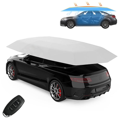 Fully-automatic Awning Tent Car Smart Insulated Cover Outdoor Waterproof Folded Portable Canopy Cover Shelter, Size:4.5 x 2.3m(Silver)