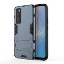 For Huawei nova 7 5G Shockproof PC + TPU Protective Case with Invisible Holder(Navy Blue)