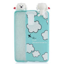 For Galaxy S20 Shockproof Cartoon TPU Protective Case(Clouds)