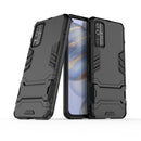 For Huawei Honor 30 PC + TPU Shockproof Protective Case with Holder(Black)