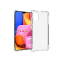 For Galaxy A71 Shockproof Non-slip Waterproof Thickening TPU Protective Case(Transparent)