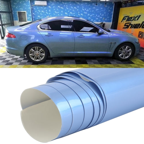 5 x 0.5m Auto Car Decorative Wrap Film Bicolor Candy PVC Body Changing Color Film(Grey Charm Blue)