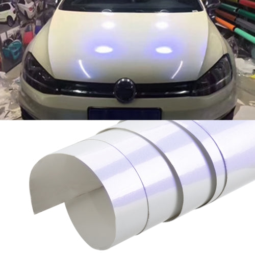 1.52 x 0.5m Auto Car Decorative Wrap Film Diamond White Discoloration PVC Body Changing Color Film(Blue)