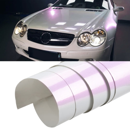 5 x 0.5m Auto Car Decorative Wrap Film Diamond White Discoloration PVC Body Changing Color Film(Purple)